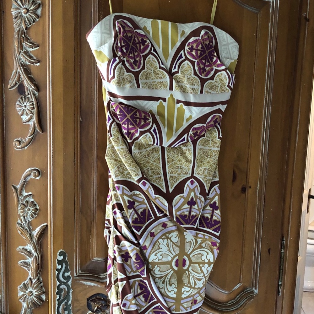 Nicole Miller strapless dress